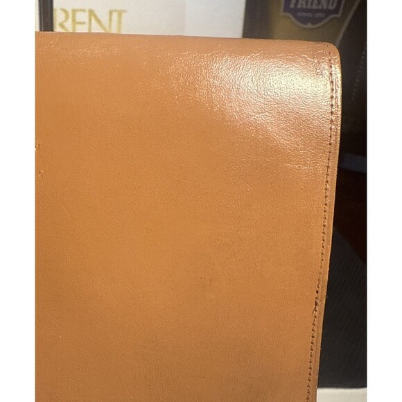 Pierre Cardin Long Checkbook Bifold Leather Wallet Tan Fair/Good Used Condition - Picture 2 of 14